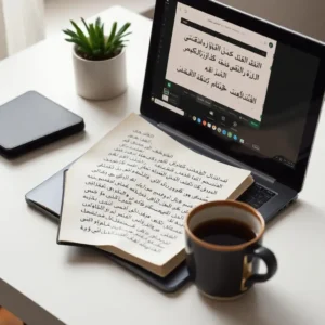 إعداد محتوى وكتابة نص